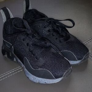 Kids Black and Gray Sneakers